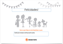 Select template and write a message